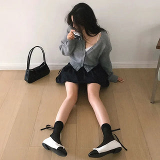 Blossom V-Neck Knit Cardigan