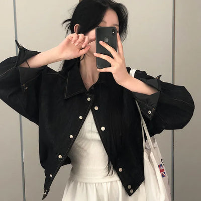 San Diego Blouson Raw Denim Jacket