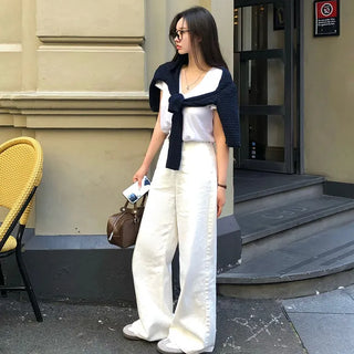 All Day Basic Cotton Wide Pants