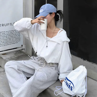 Antler High-Neck Crop Windbreaker