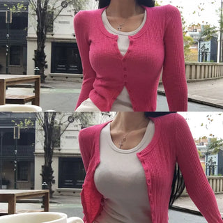 Bobby Round Ribbed Cardigan
