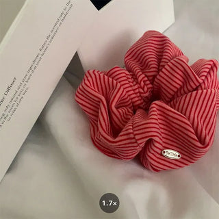 Poyong Striped Scrunchie