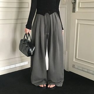 Squared Wide Elastic Pants