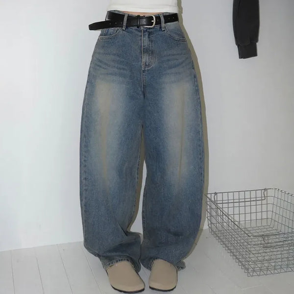 Balloon Denim Wide Pants