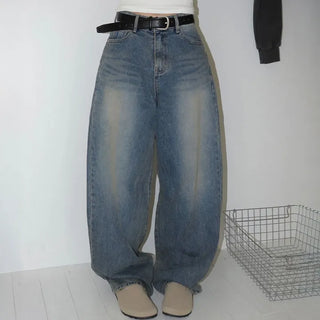 Balloon Denim Wide Pants