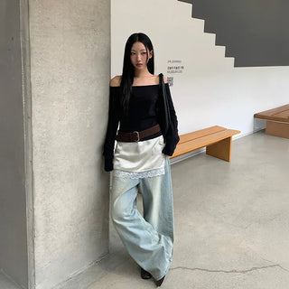 Mani Vintage Wide Denim Pants