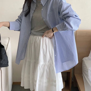 Oversized Striped Shirt