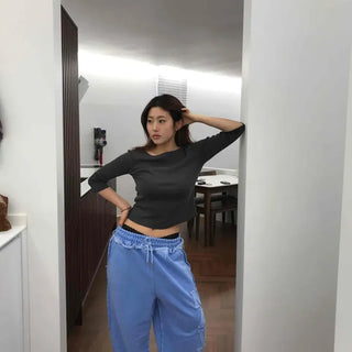 Campus Daily Balloon Fit Elastic Waist Jogger Training Pants