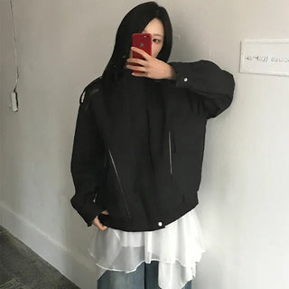 Evene Color-Block Cotton Cut-Out Jacket