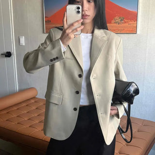 Modern Button Middle Tailored Jacket