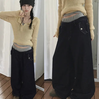 Tron Non-Faded Denim Long Pants