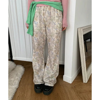 vintage flower pants