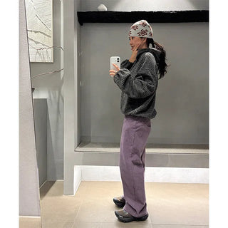 loose fit corduroy pants
