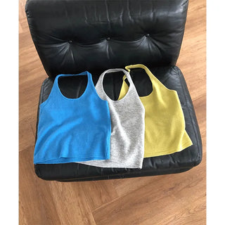 wool halter top