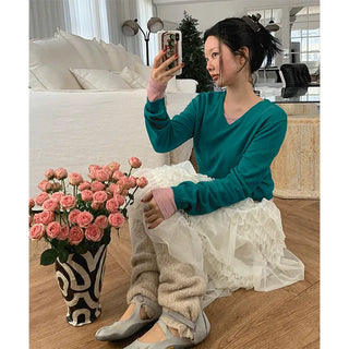 bread V neck knit