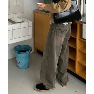 dirty loose denim