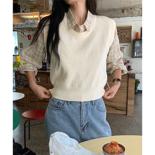 basic knit vest
