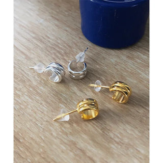 silver925 simple earring
