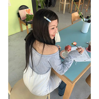 basic one shoulder tee