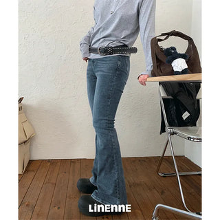 lie boots cut denim