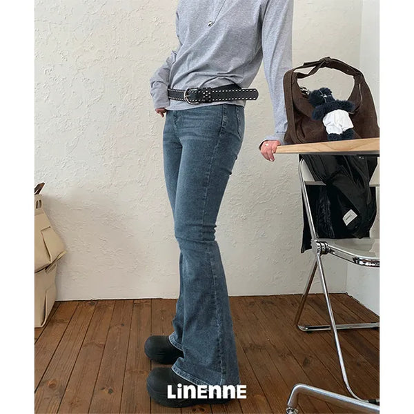 lie boots cut denim