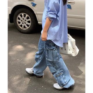 pocket cargo denim