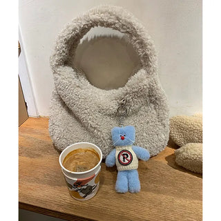 fleece tote bag