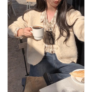 tender wool cardigan