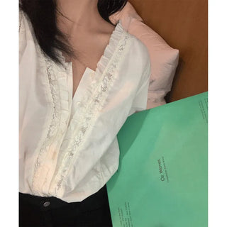 pony lace blouse