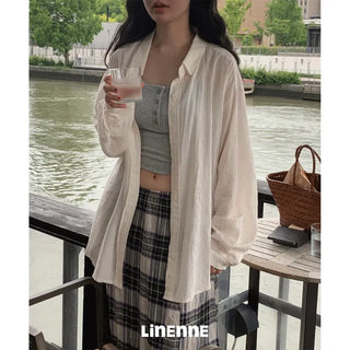 Smooth Loose Check Shirt