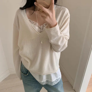 Ego Wool V-neck Knit