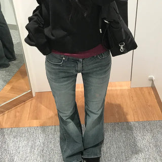 Harper Low Stretch Sand Bootcut Pants