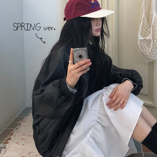 Collar-Lined Sherpa Leather Jacket Jumper