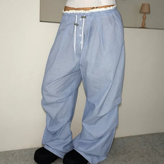 SPRING Low-Rise Striped Pants 2co
