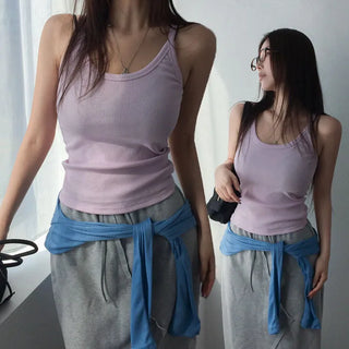 Lides U-neck sleeveless top