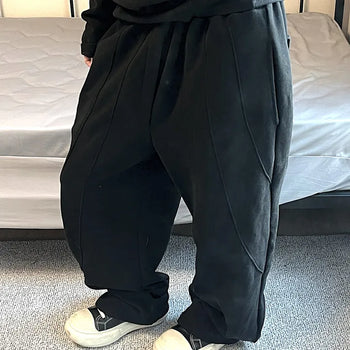 Cutline Wide Sweat Pants