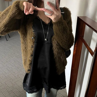 Heaven Fur Cardigan 2 colors