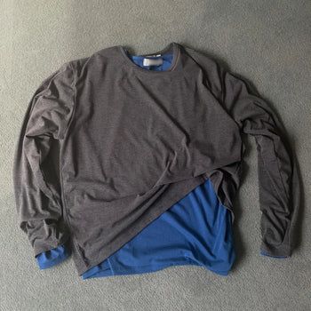 [UNISEX] Basic Layered Long Sleeve Tee