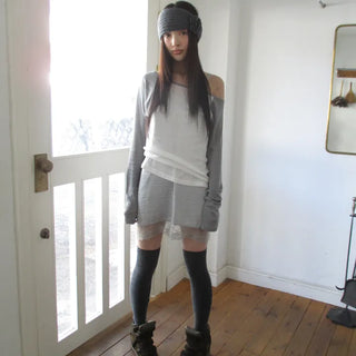 Lace satin dress