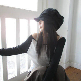 Cotton Side Shirred Cap (4 colors)