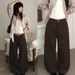 Parting Wide Cotton Pants