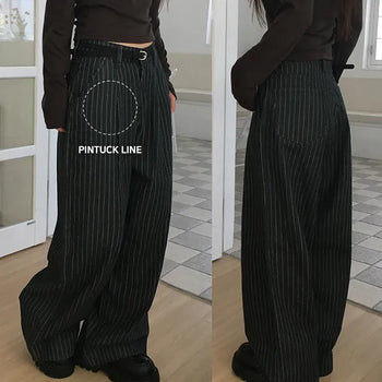 CLO Pintuck Stripe Pants