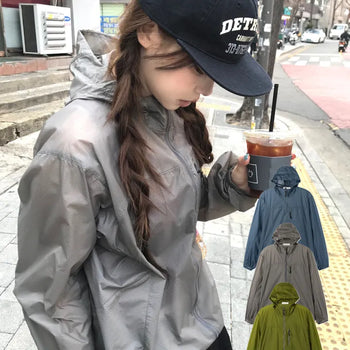 Unisex Easy Daily Hip Windbreaker (3 colors)