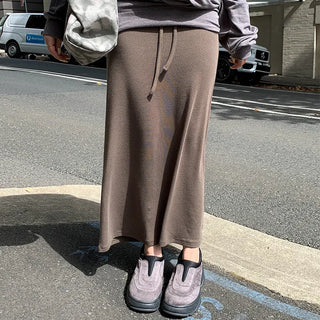 Stone Maxi Long Skirt