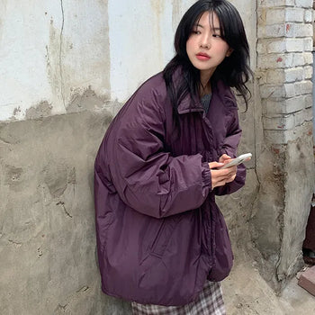 Temps Oversized Collared Wellon Padded Jacket