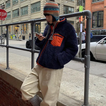 Rubian Reversible Fleece Fur Jacket