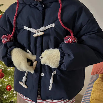 K-Bon Tteokbokki Hooded Padded Jacket