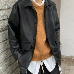 Mike Half Leather Jacket