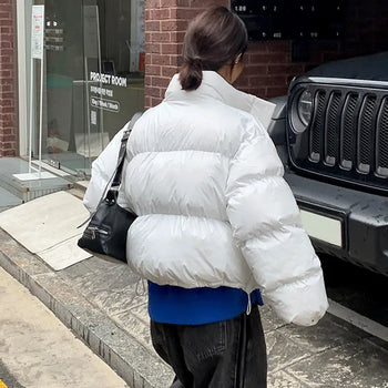 Kames Glossy Crop Padded Jacket