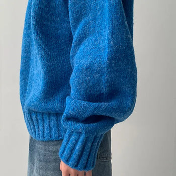 Airroll Loose Fit Round Knit